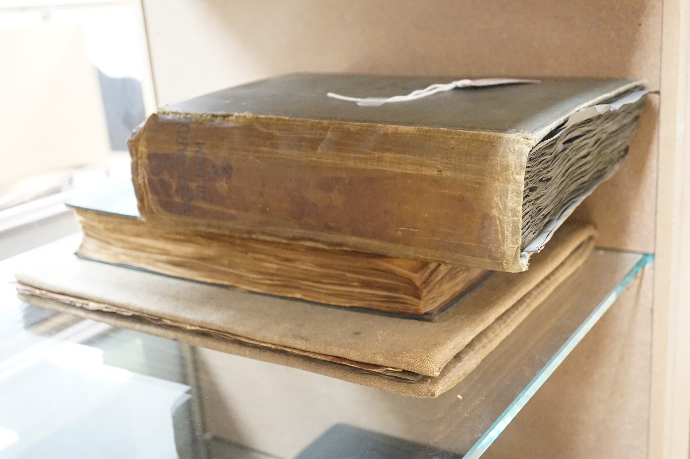 Three albums of topographical postcards